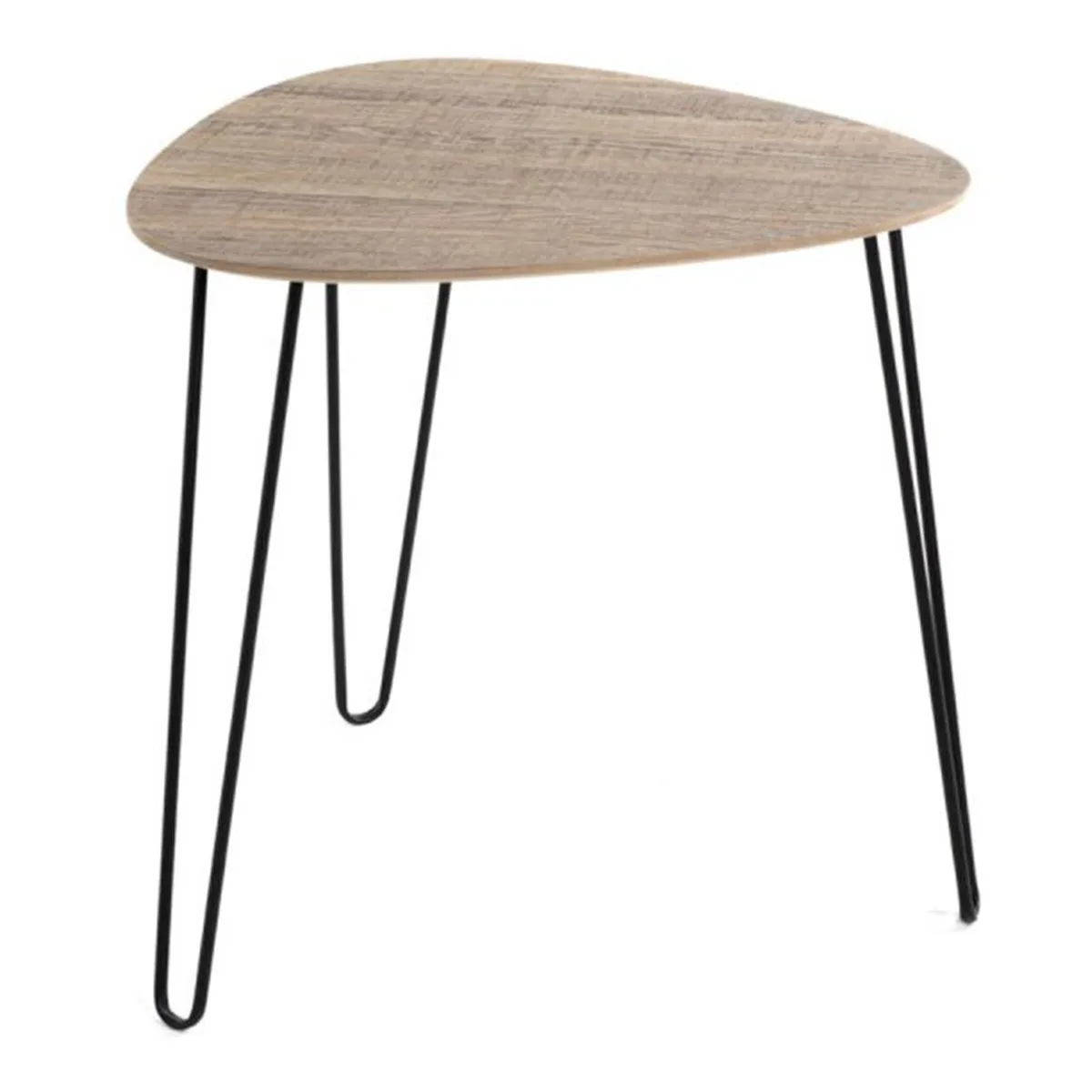 GENERIQUE - Table d'appoint - Rodry - Chêne - Noir - 48cm - Image 2