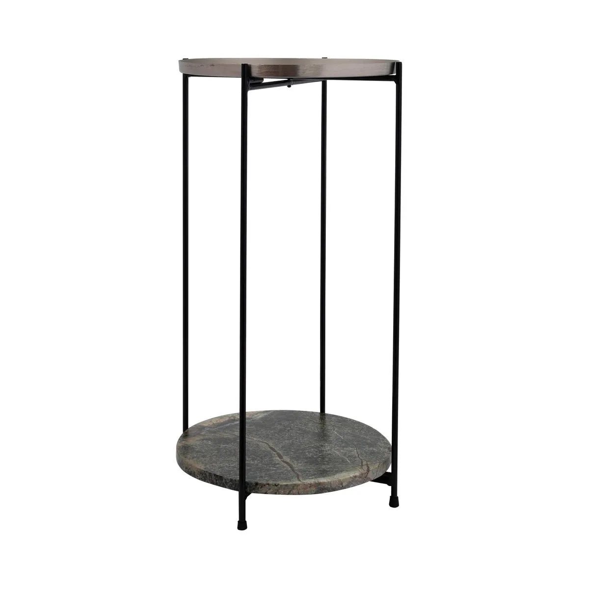 Paris Prix Argent Table D'appoint En Marbre Louisa 60Cm