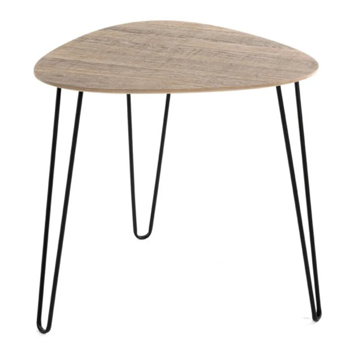 Paris Prix Noir Table D'appoint Design Rodry 43Cm Chêne &