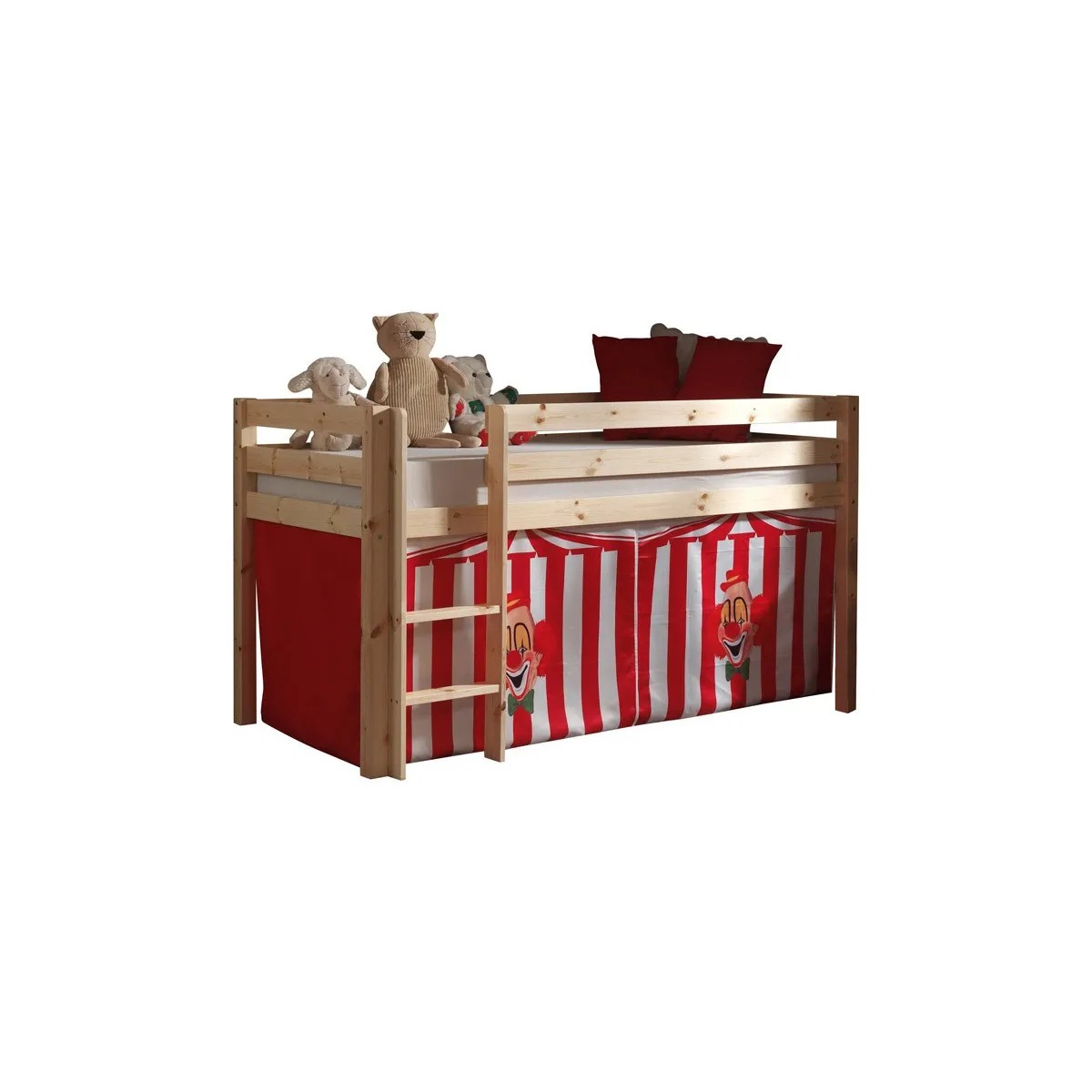 Lit Enfant Pino Cirque 90x200cm Naturel