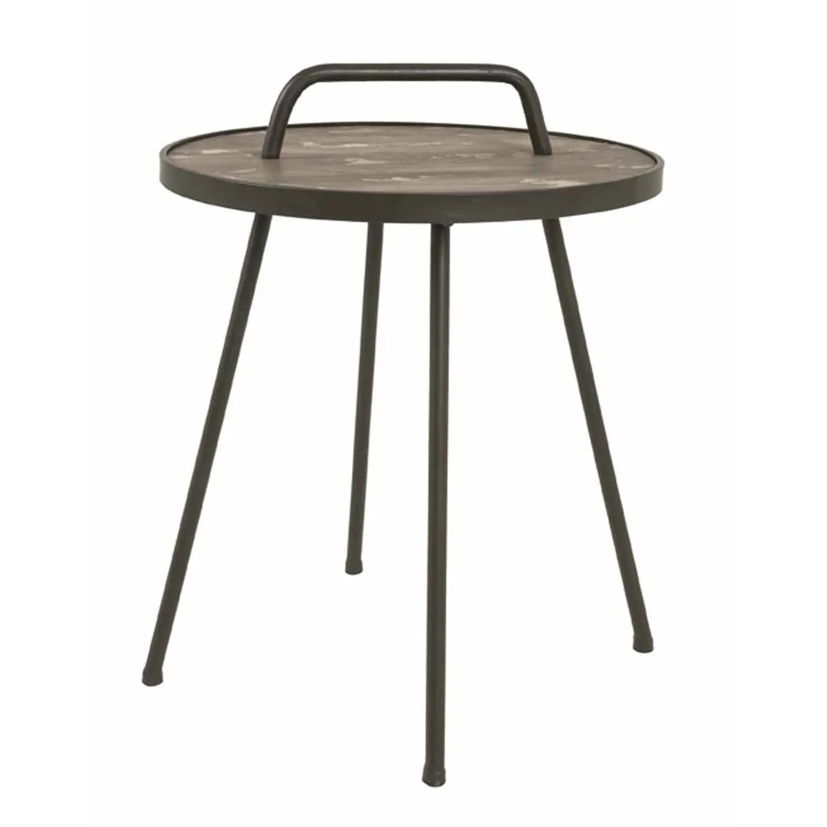 Paris Prix Noir Table D'appoint Vintage Hodo 65Cm