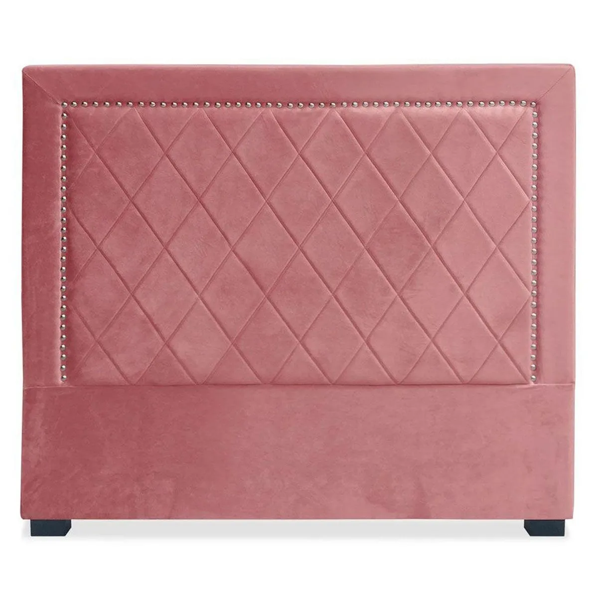 PARIS PRIX T&ecirc;te de Lit Design en Velours Sofia 140cm Rose