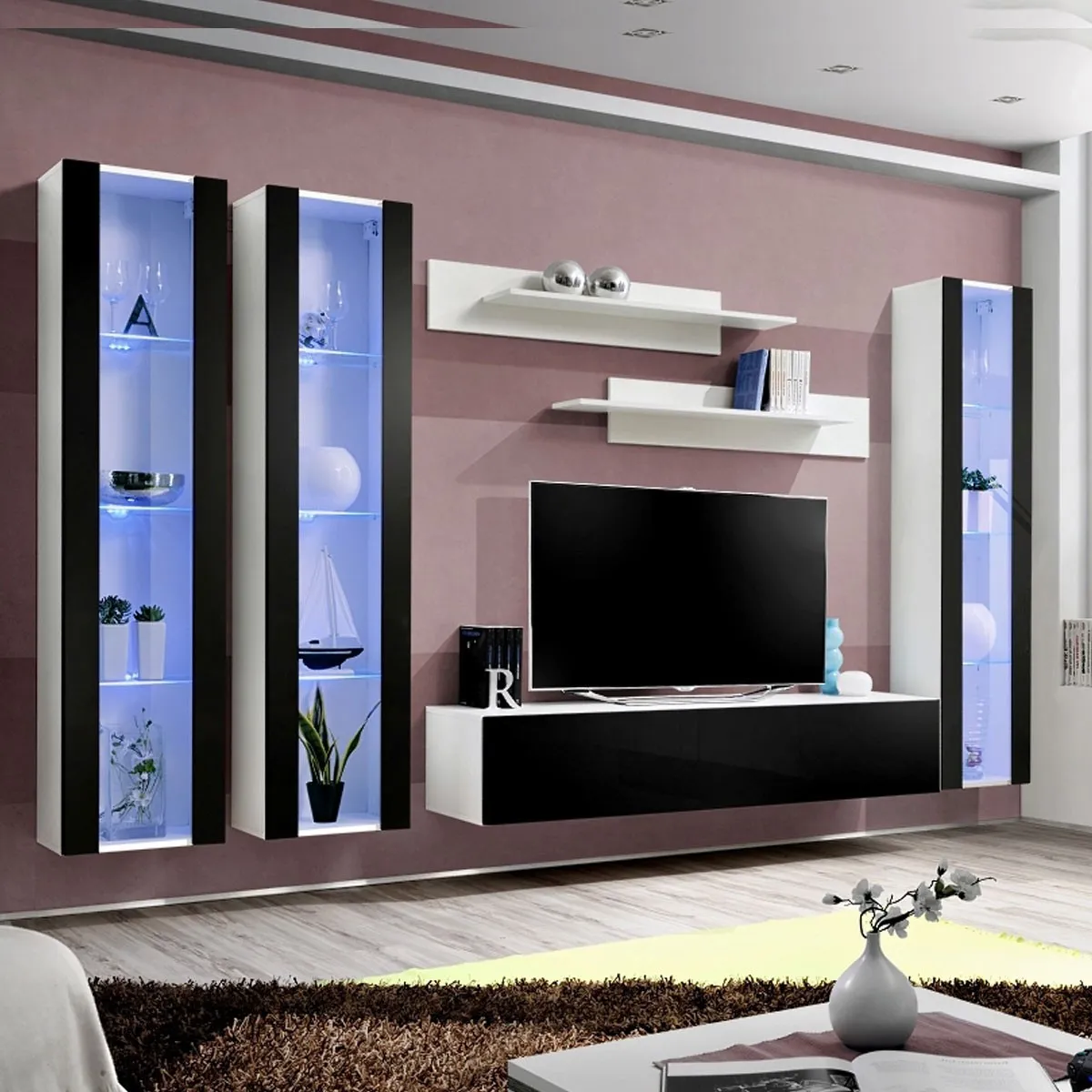 Ensemble Meuble TV Mural Fly C2 310cm &