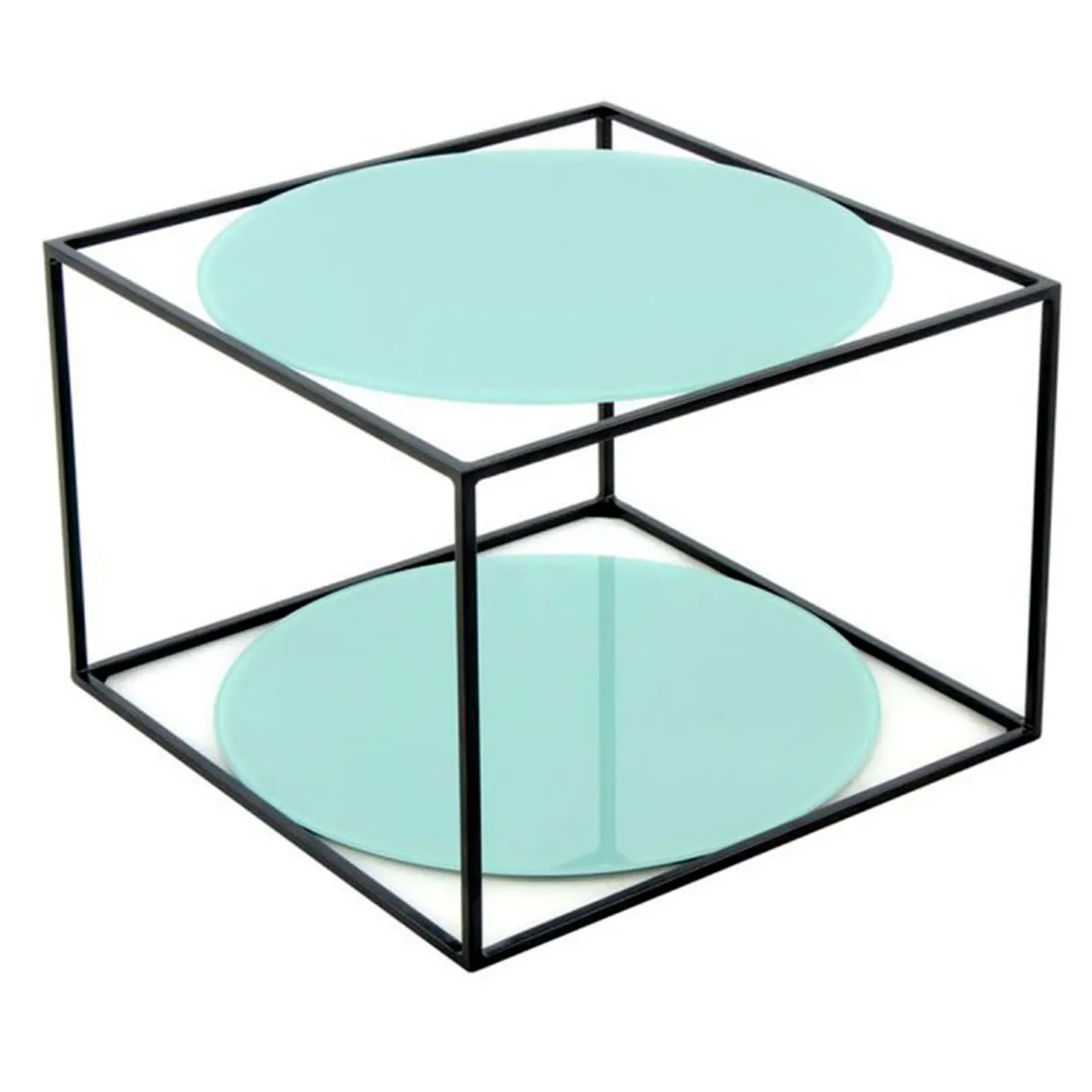 GENERIQUE - Table d'Appoint Cody - 50cm - Vert et Noir - Image 3