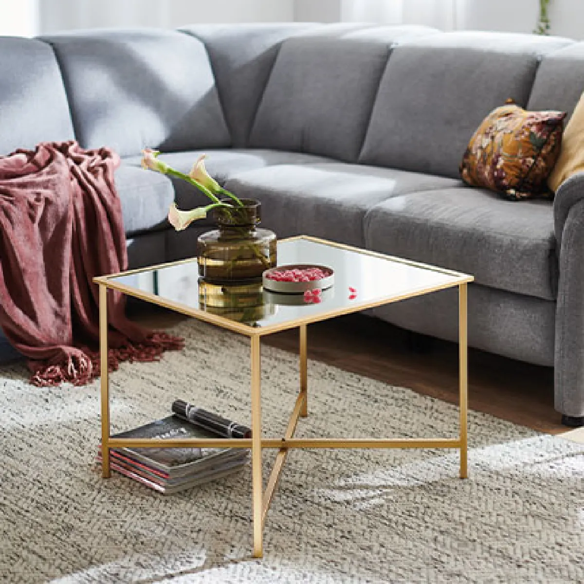 Generique Table D'appoint Design "Polavo" 60Cm Or - Image 2