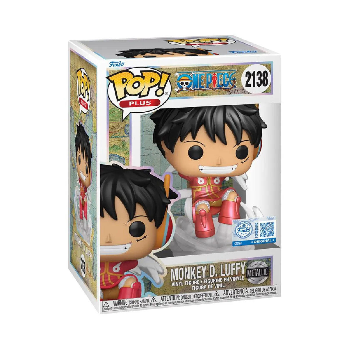 Figurine Funko Pop Animation One piece Monkey D. Luffy Egghead Arc Exclusivité Fnac - vue 2