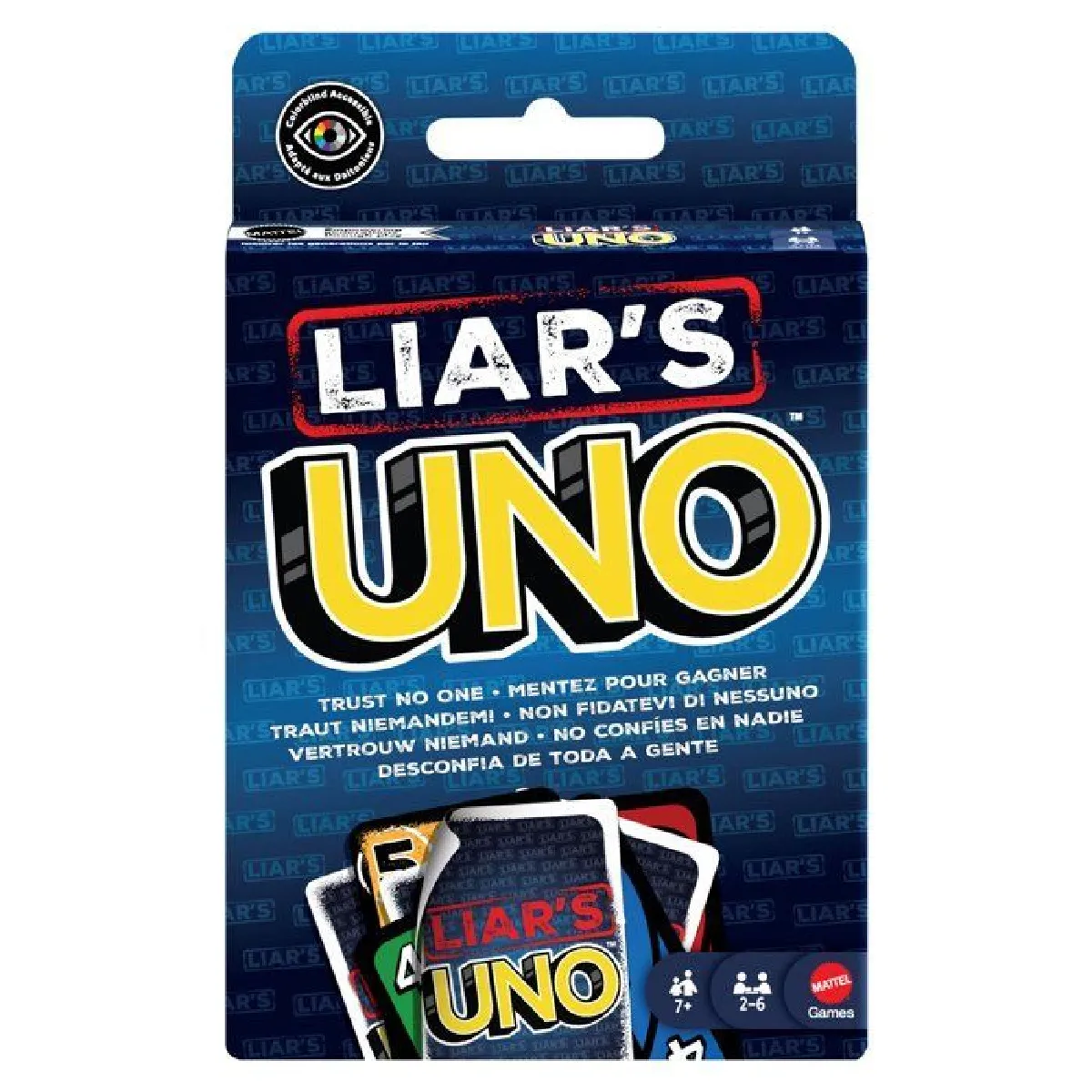 Mattel Multicolore Jeu D’ambiance Uno Liar's - Image 4