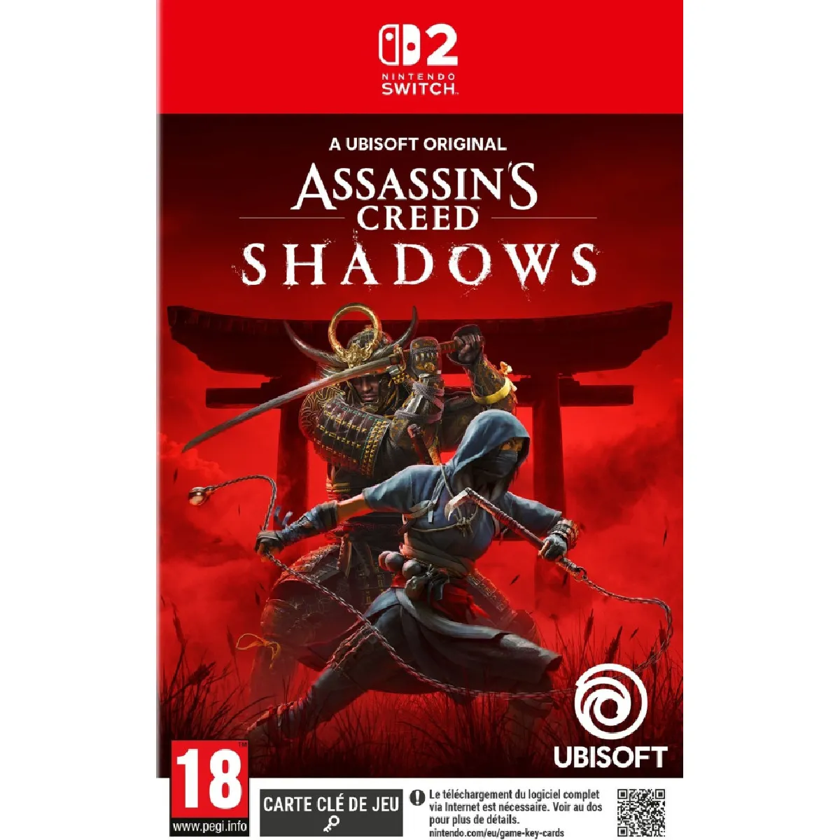 ASSASSIN'S CREED SHADOWS Jeu Nintendo Switch 2 Édition Standard