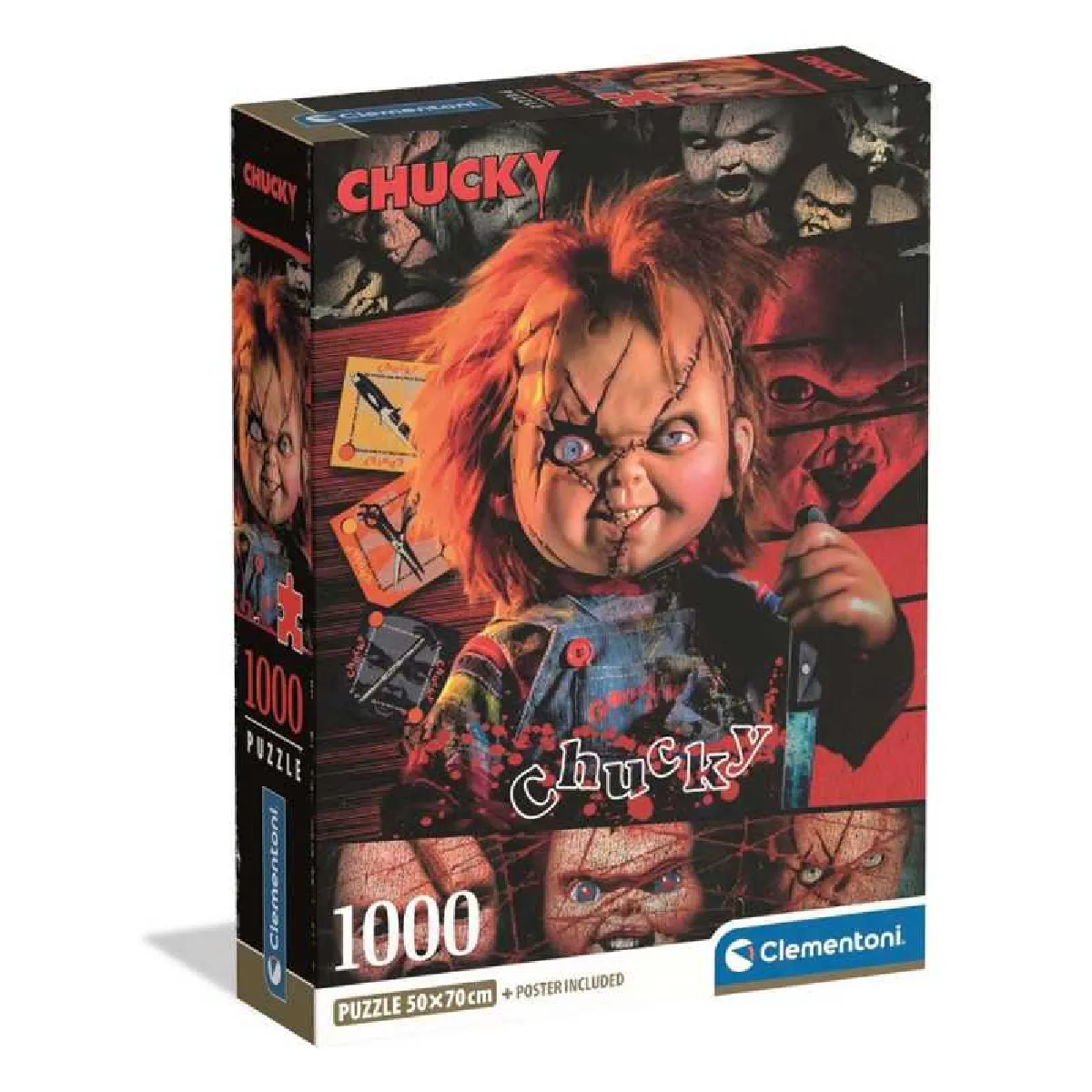 Puzzle Compact 1000 pièces Chucky 50 x 70 cm