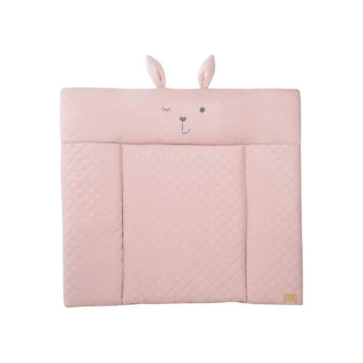 ROBA 308017V229 Matelas &agrave; langer 85 x 75 cm Rose motif Lily lapin