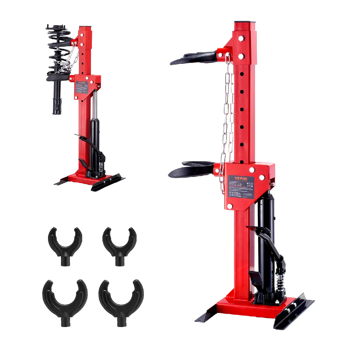 Kit Compresseur Ressort - VEVOR - 4,5 T Amortisseur 320 mm avec Vérin Hydraulique