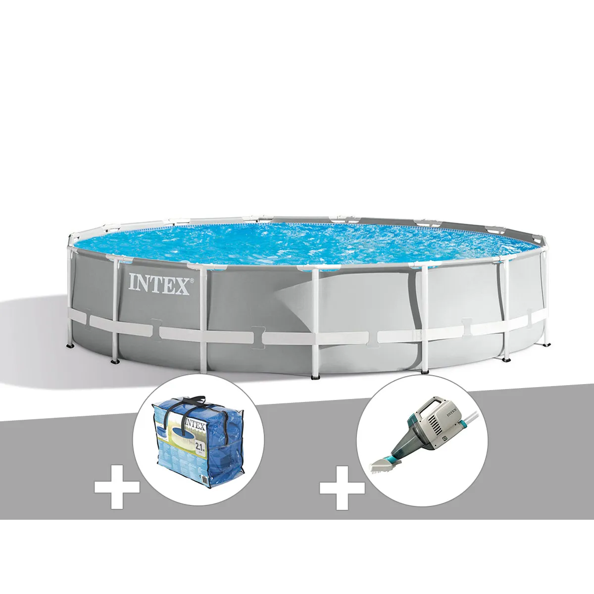 Intex Piscine Tubulaire Prism Frame 4.57