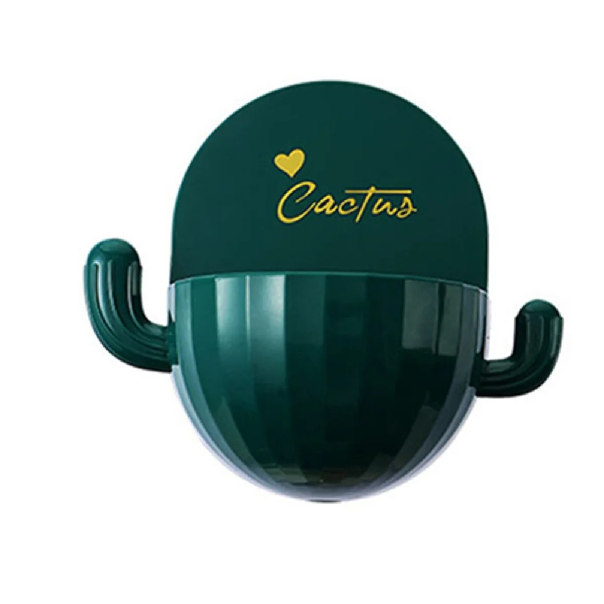 Porte-savon mural créatif en forme de cactus - 2 pièces