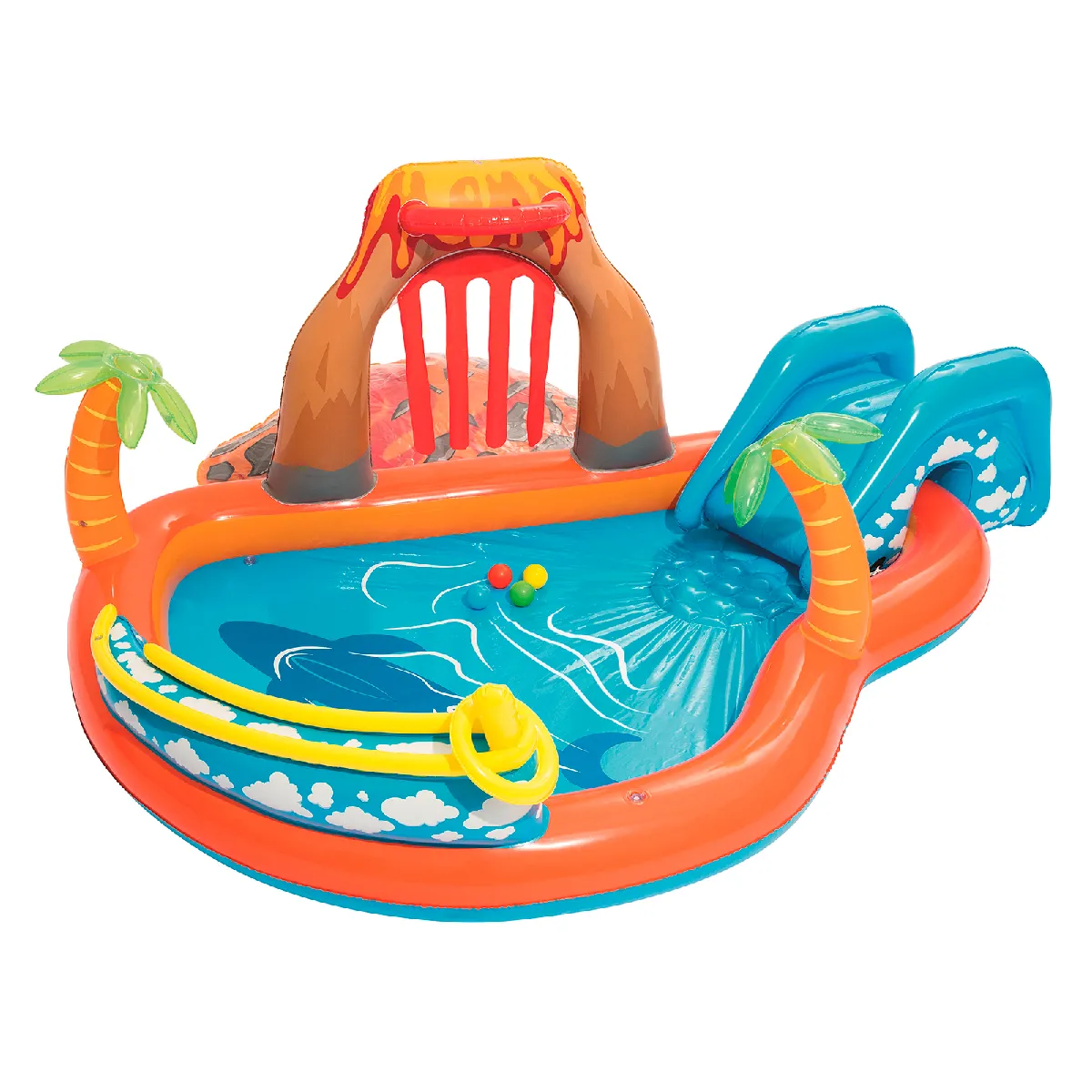 Piscine Gonflable pour Enfants Bestway Lave Lagon 265x265x104 cm - vue 2