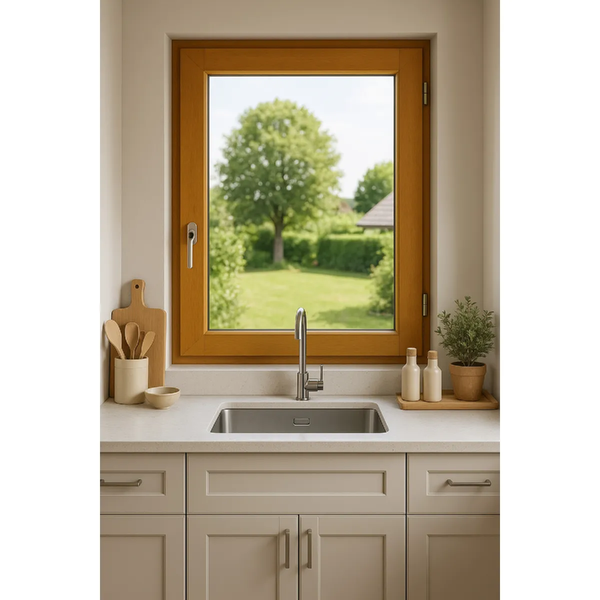 Fenetre Bois 1 Vantail H75 X L50 Cm Côte Tableau Tirant Droite Gd Menuiseries