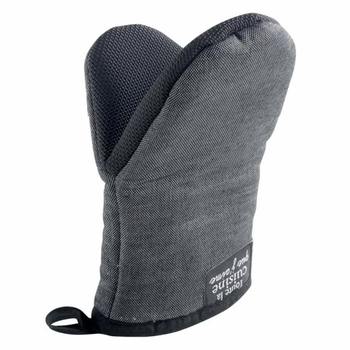 DOUCEUR D INTERIEUR Gant de Cuisine Pince Harold 24cm Gris
