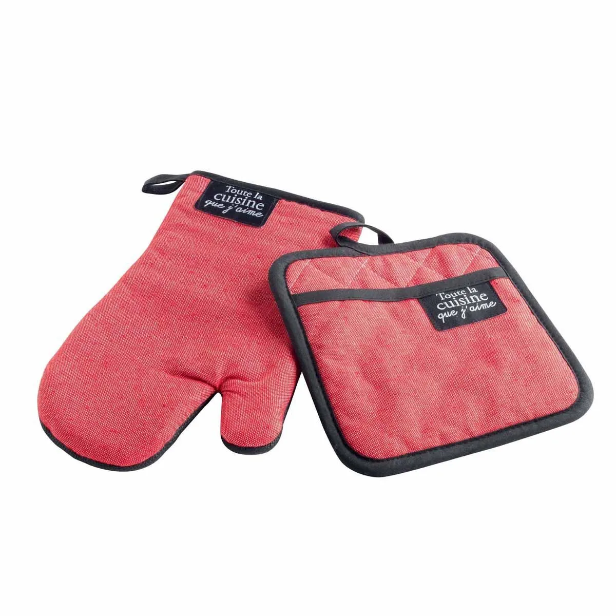 DOUCEUR D INTERIEUR Gant & Manique Harold 28cm Rouge