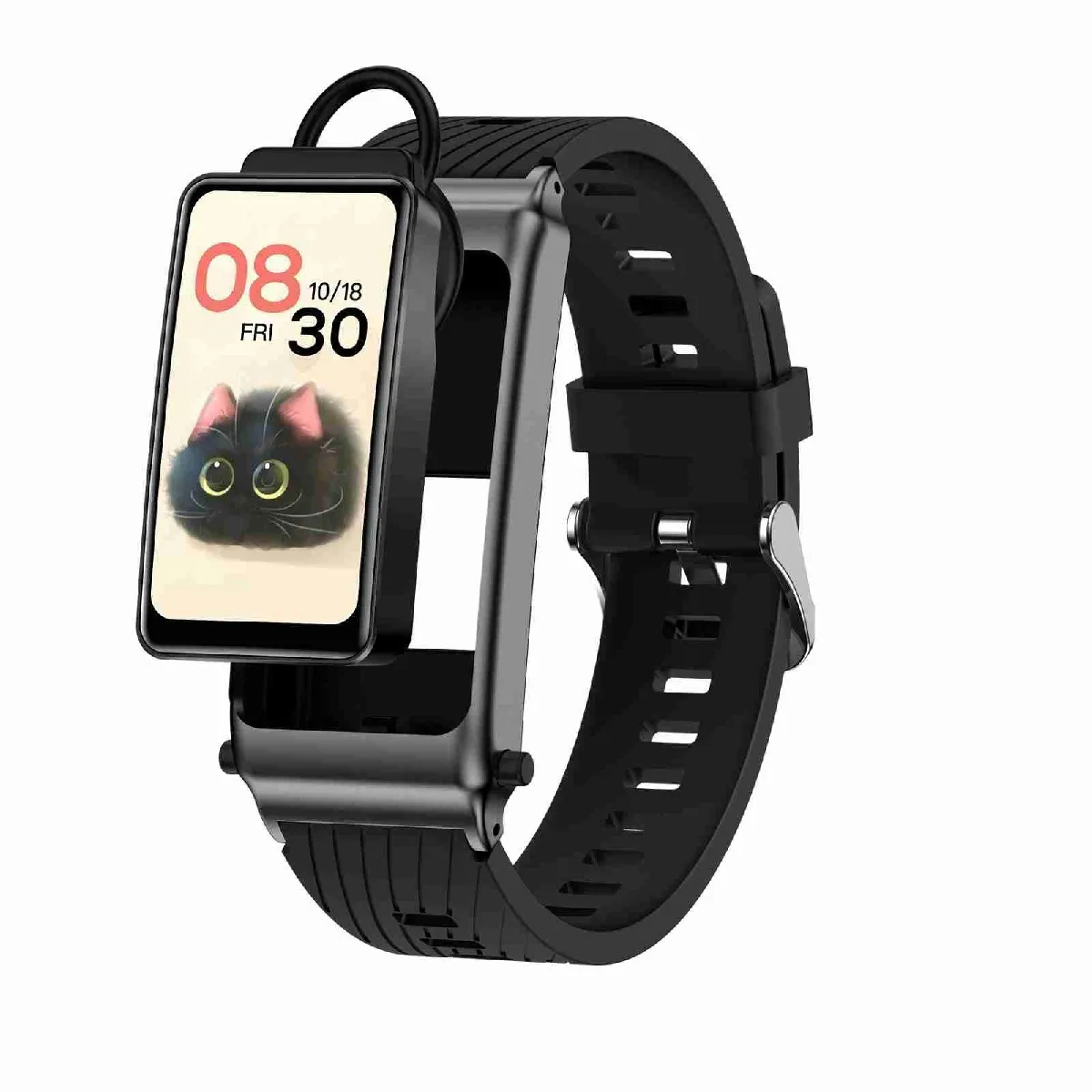 Yonis Montre Connectée À Écran Tactile - Graphite