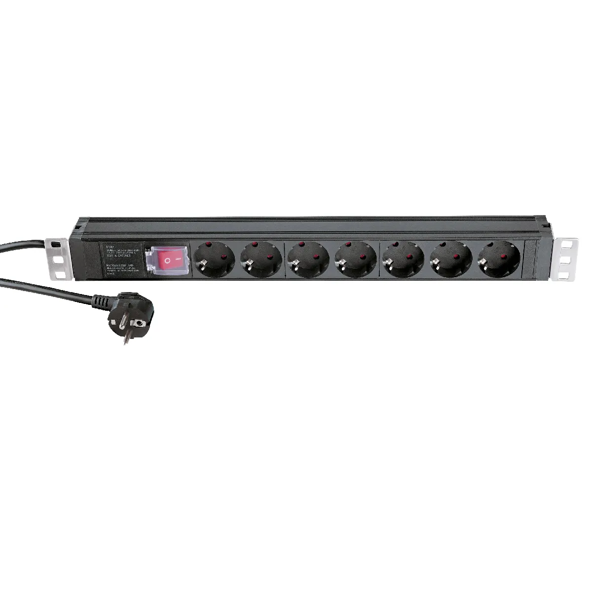Non Communiqué K&M Multiprise Rackable 19'' 230V 7 Prises + Inter. Multiprises Et Rallonges - Image 3