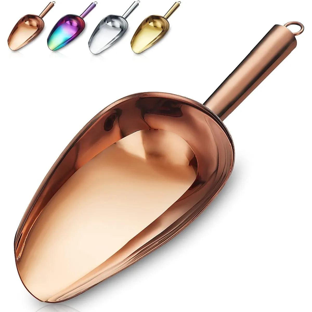 Cuillère à glace Premium en acier inoxydable – Or rose