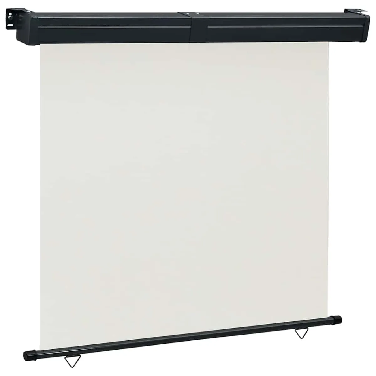 Puweiashop vidaXL Auvent latéral de balcon 170x250 cm Crème