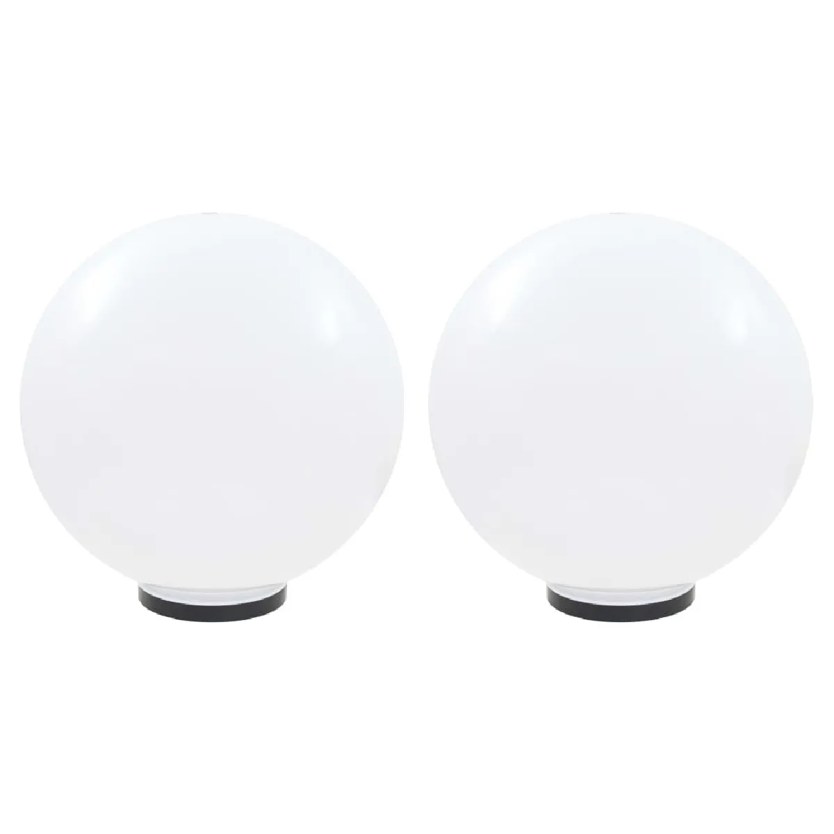 vidaXL 4x Lampes à LED sous Forme de Boule Sphérique Eclairage Lampes Solaires Lampes d'Allée Lumière de Jardin Patio 277141 - vue 3