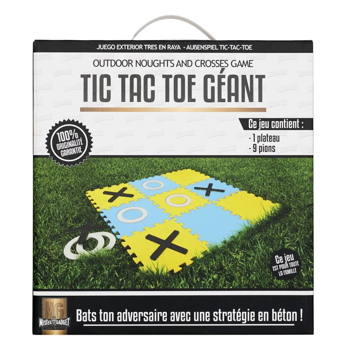 Paris Prix Bleu/Jaune Jeu D'extérieur Tic Tac Toe 32Cm &