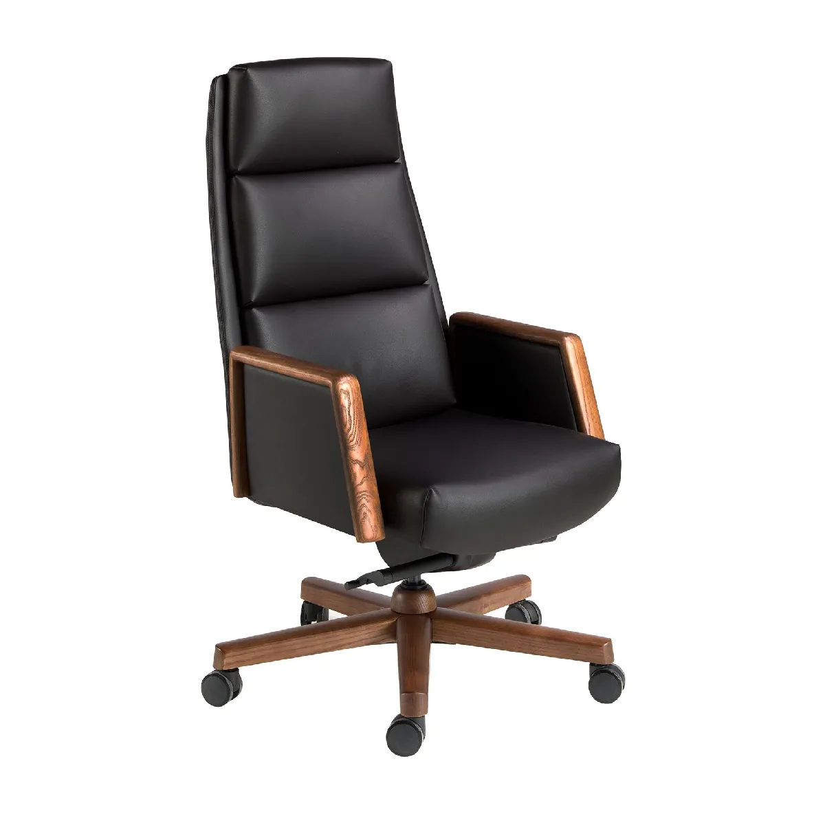 Fauteuil de bureau pivotant en similicuir - vue 9