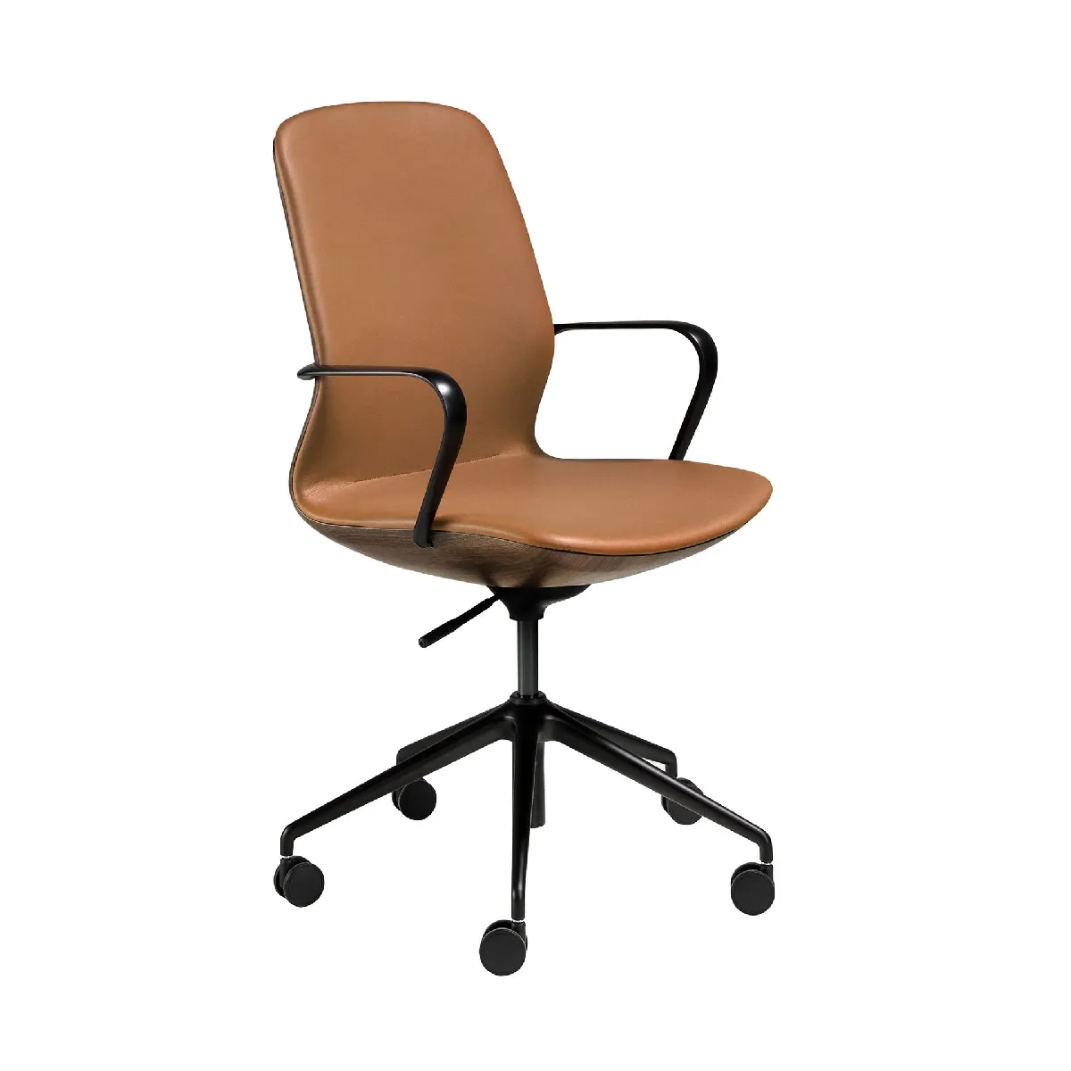 Fauteuil de bureau pivotant en similicuir - vue 6
