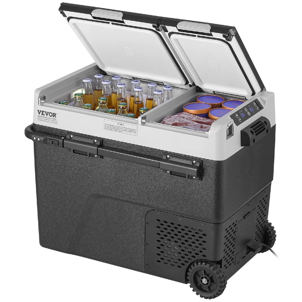 Vevor Réfrigérateur Portable Pour Voiture Température Réglable Avec Ecran Led 50L - Image 3