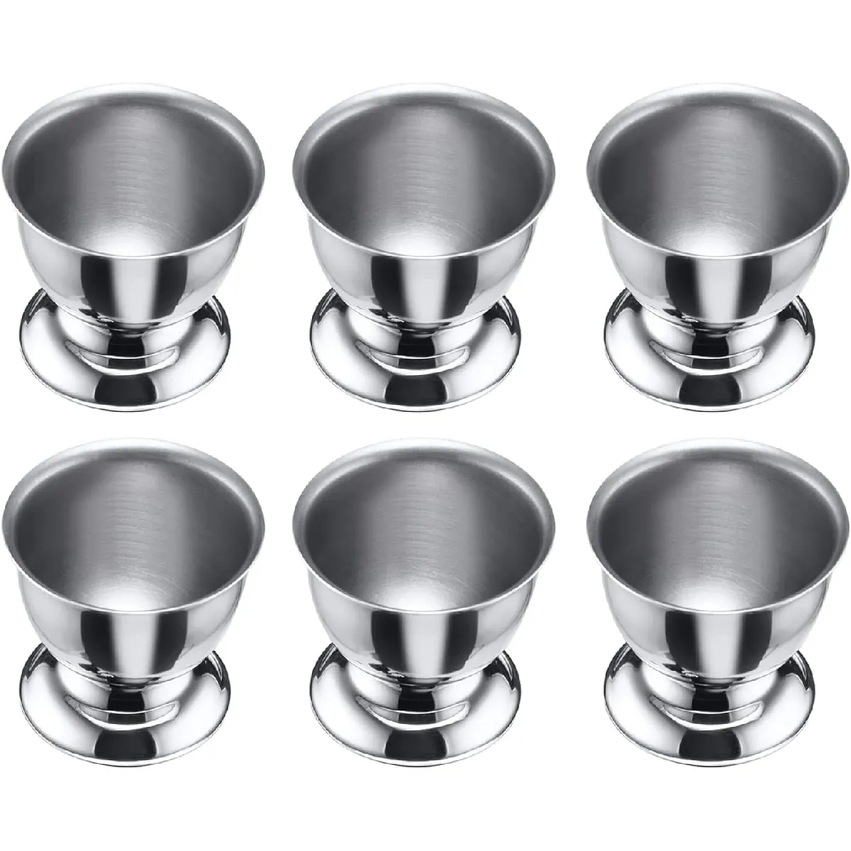 Vendos85 Coquetier En Acier Inoxydable Empilable Durable
