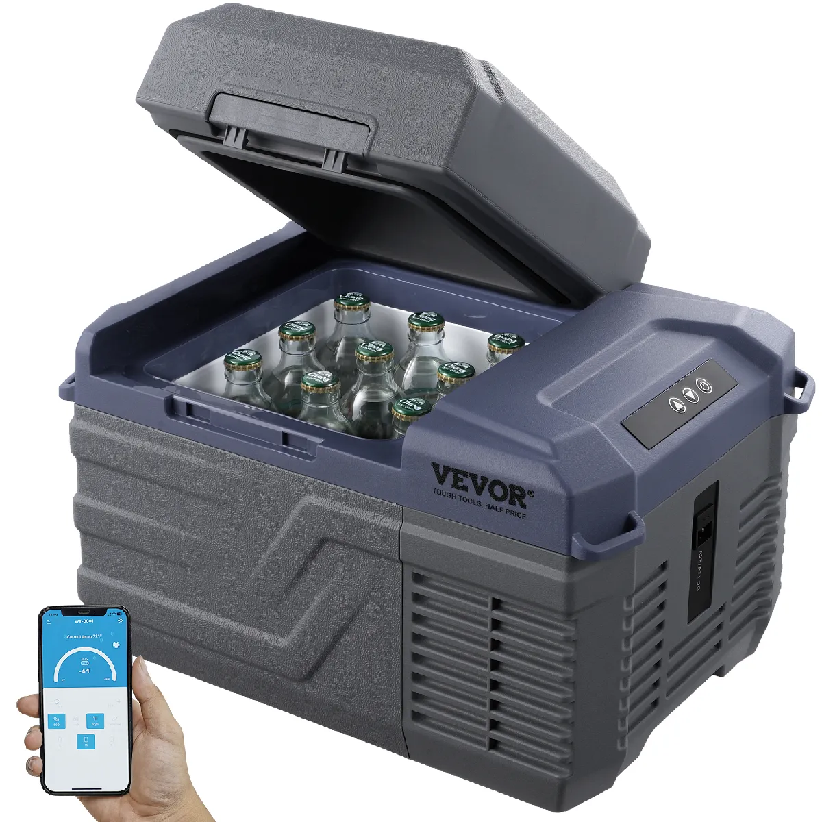 Vevor Réfrigérateur Portable Pour Voiture Avec Contrôle Bluetooth Température Réglable 12L - Image 4