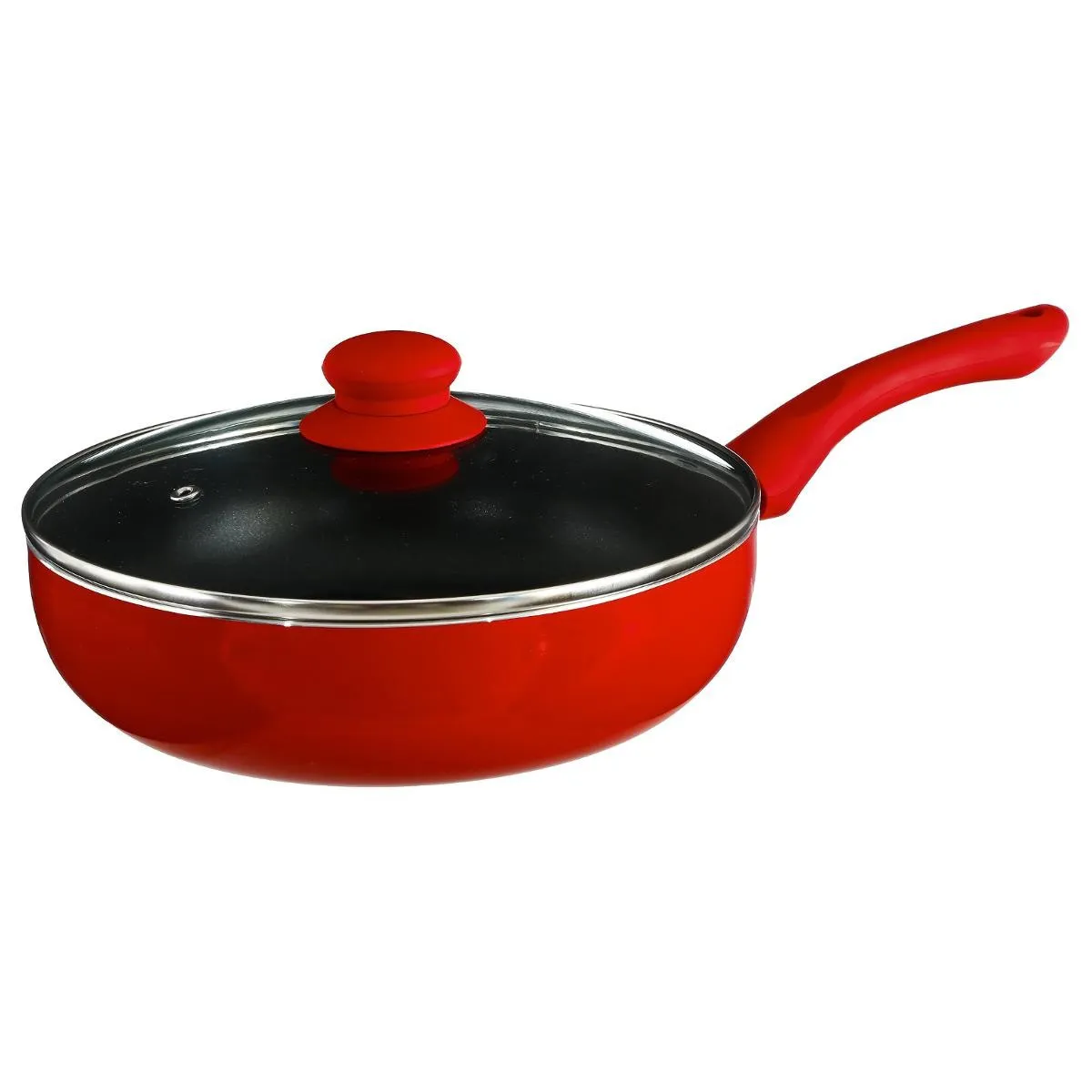 FIVE SIMPLY SMART Sauteuse en Aluminium Essentielle 24cm Rouge