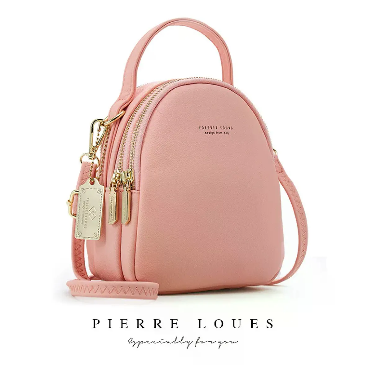 Générique Femme Mini Sac À Dos Pour En Cuir Pu Souple, Petit Sac À Dos Multifonctionnel, Sac À Bandoulière, Sac À Main Mochilas Mujer~01150