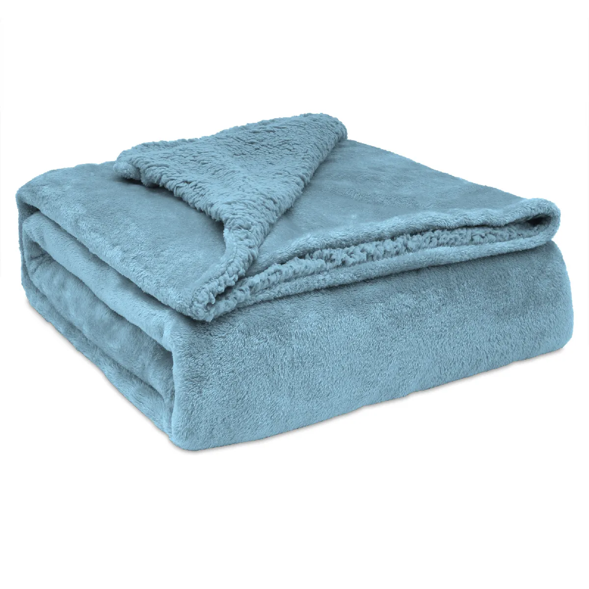 Sherpa Canape Couverture Polaire 130x160cm, Épaisse Warm Plaid Blanket - Briebe