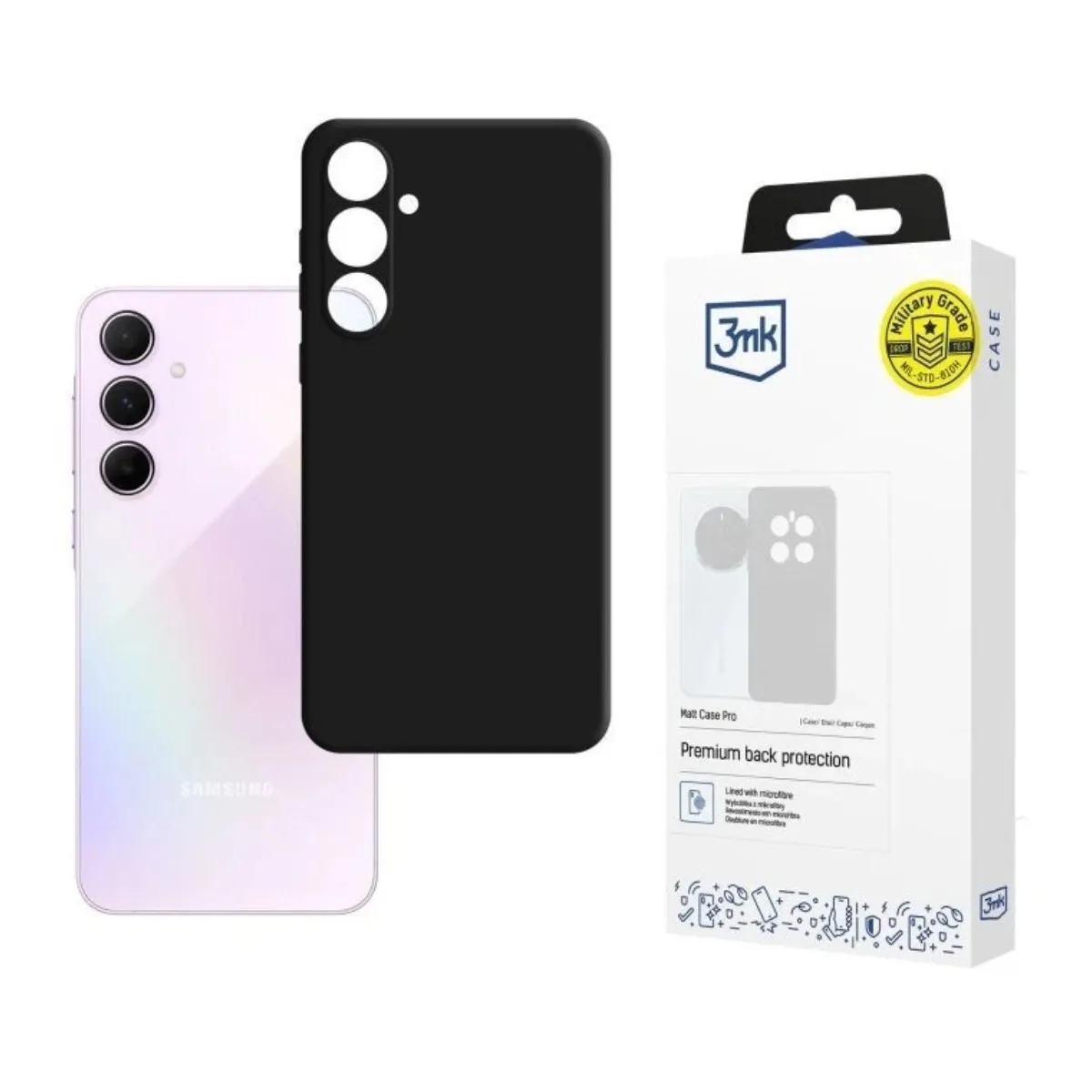 3Mk Noir Mat Case Pro Samsung Galaxy A36 5G / Samsung Galaxy A56 5G
