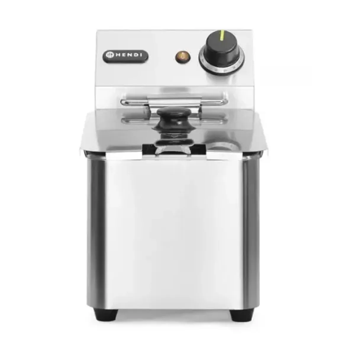 Ich-Zapfe Friteuse - Acier Inoxydable, 4 L, Avec Thermostat De Sécurité Et Zone Froide
