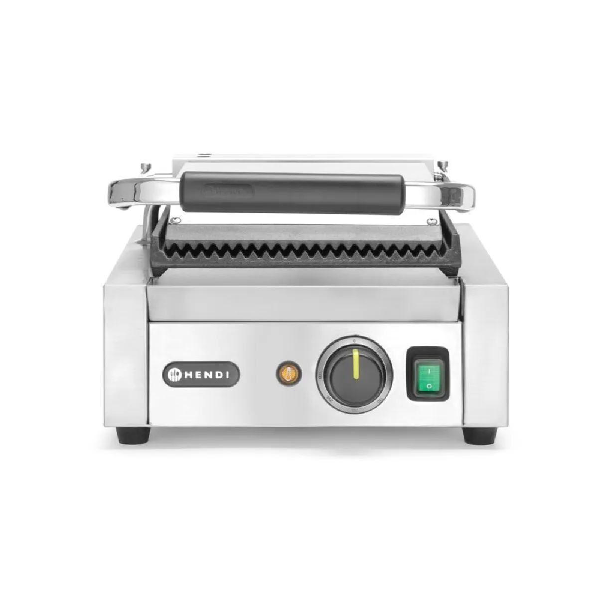 Hendi Grill De Contact - Modèle Simple Dessus Et Dessous Rainurés 230V/1800W