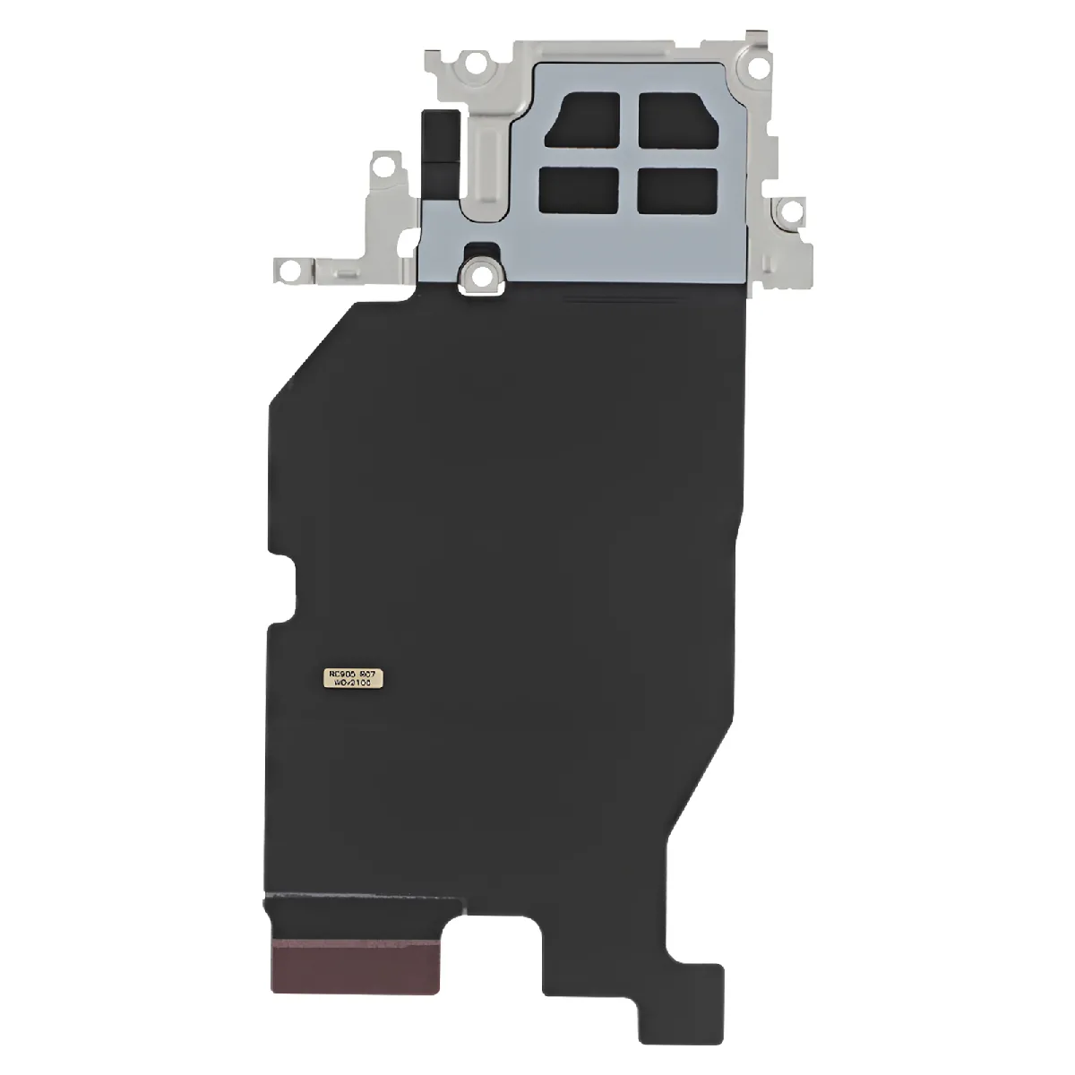 Avizar Noir Clappio Nappe Antenne Nfc Pour Galaxy S22 Recharge Sans Fil Et Paiement Mobile