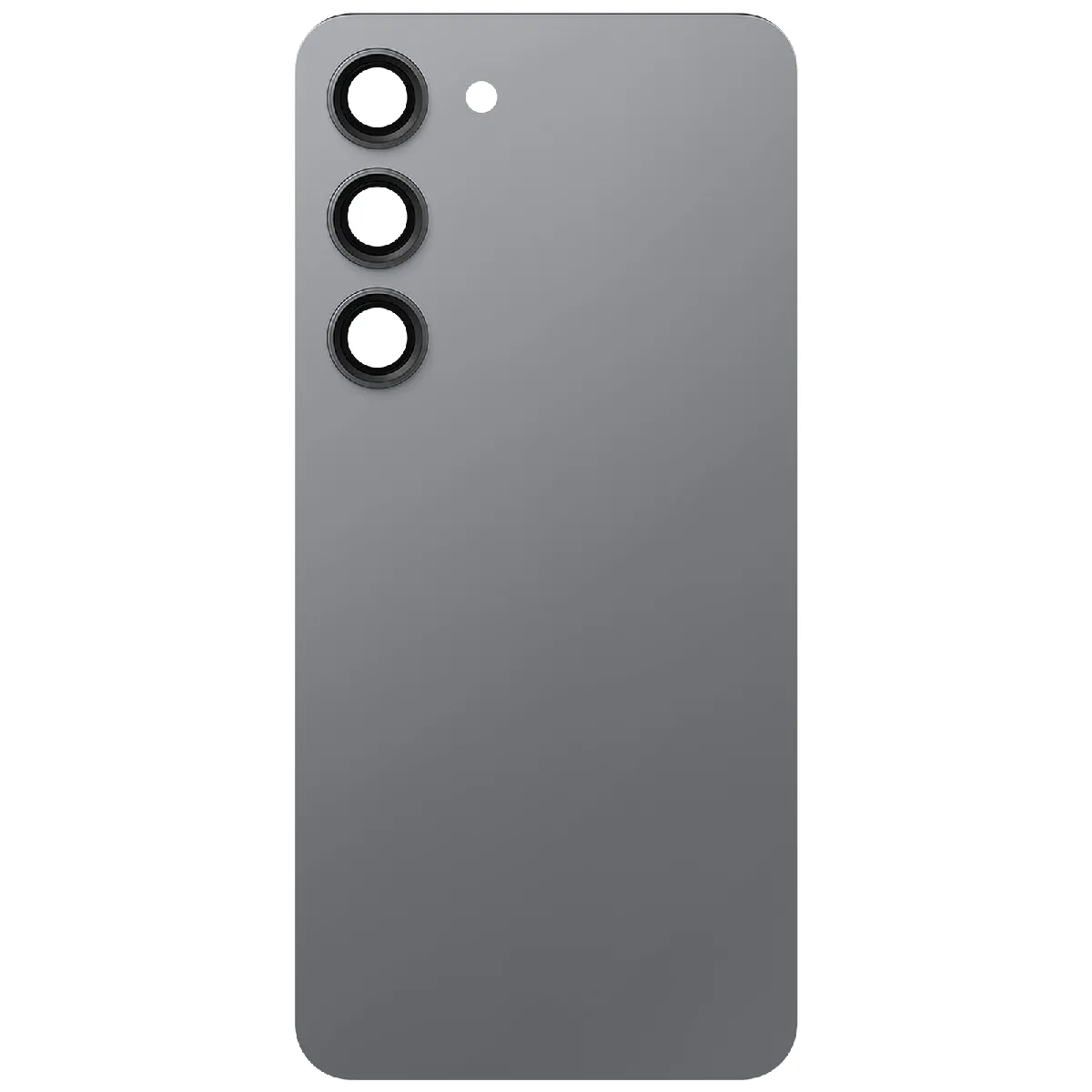 Avizar Gris Clappio Cache Batterie De Remplacement Pour Galaxy S23 Avec Adhésif Intégré