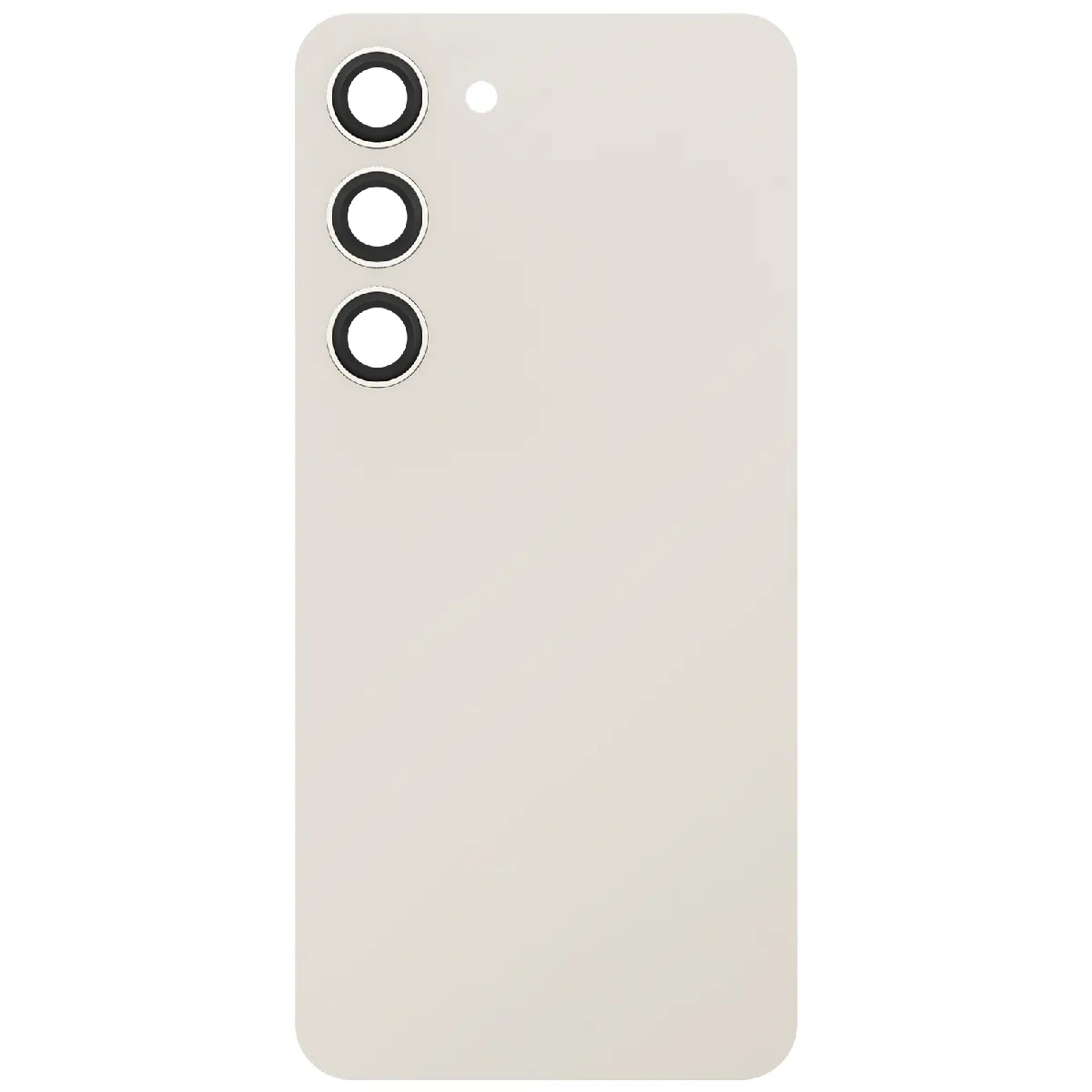 Avizar Beige Clappio Cache Batterie De Remplacement Pour Galaxy S23 Avec Adhésif Intégré