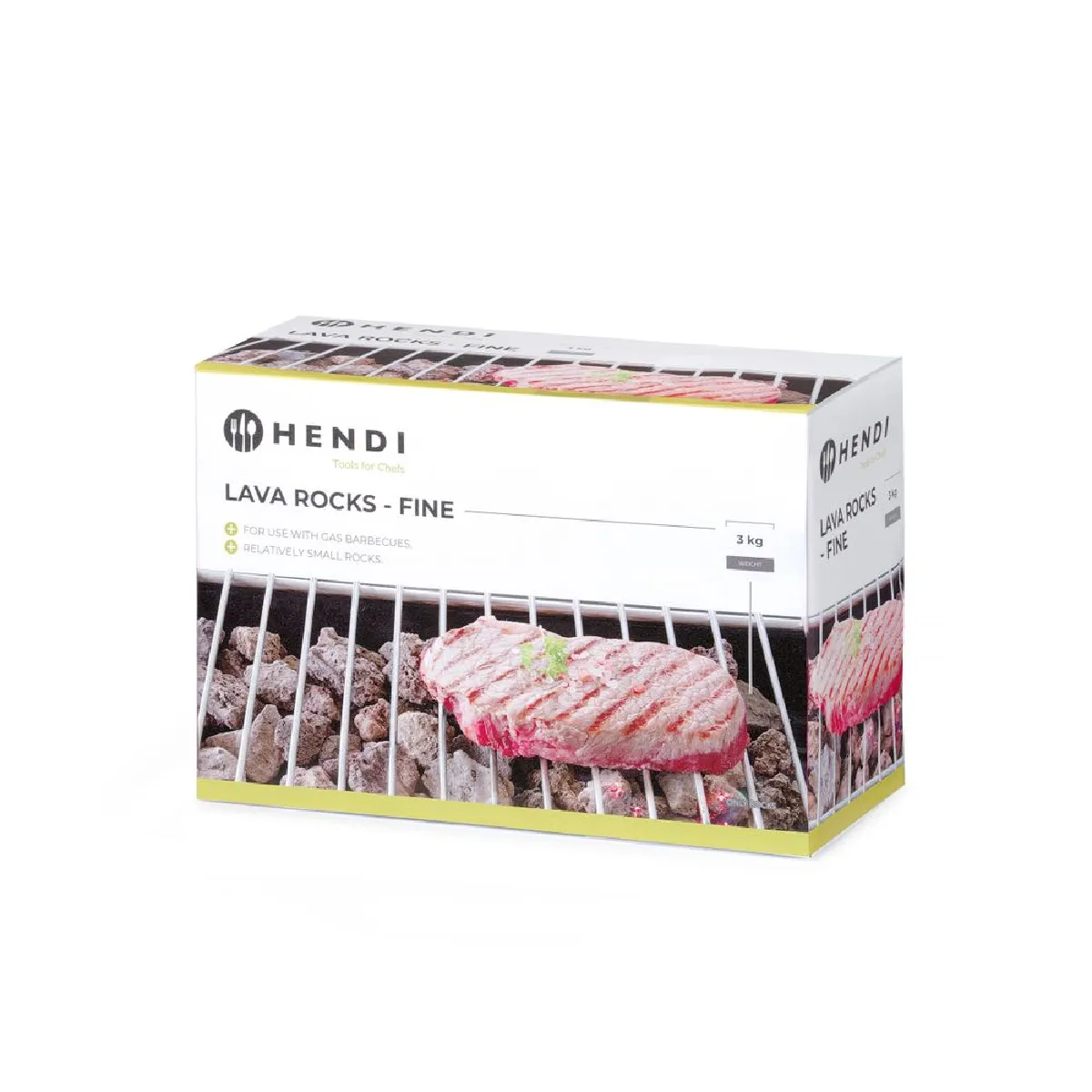 Pierres de lave - fine carton - Hendi