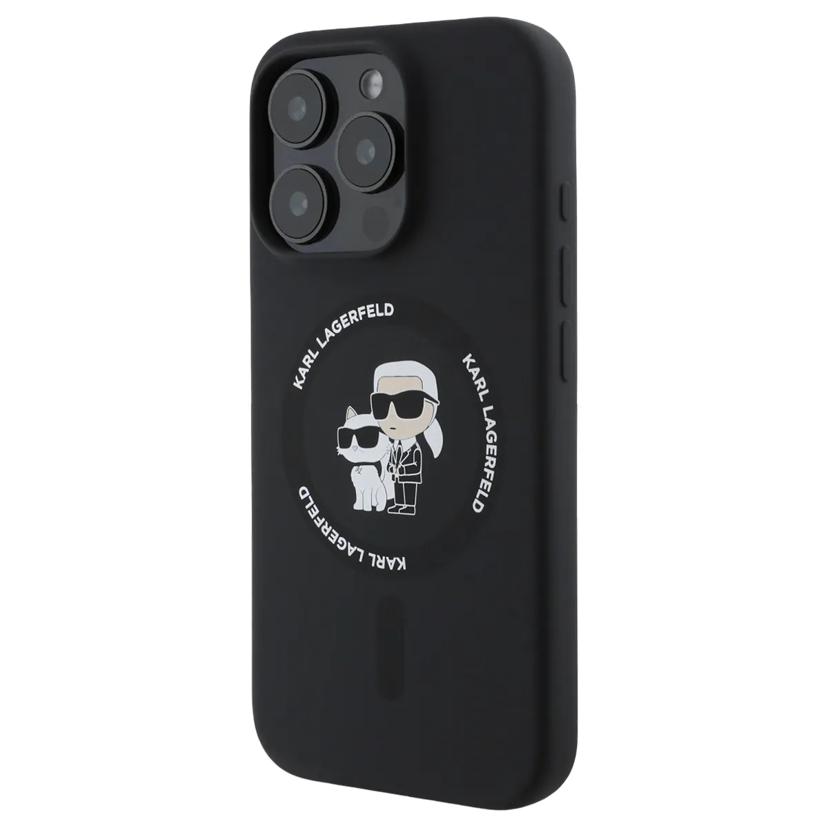 Karl Lagerfeld Noir Coque Iphone 16 Pro Antichocs