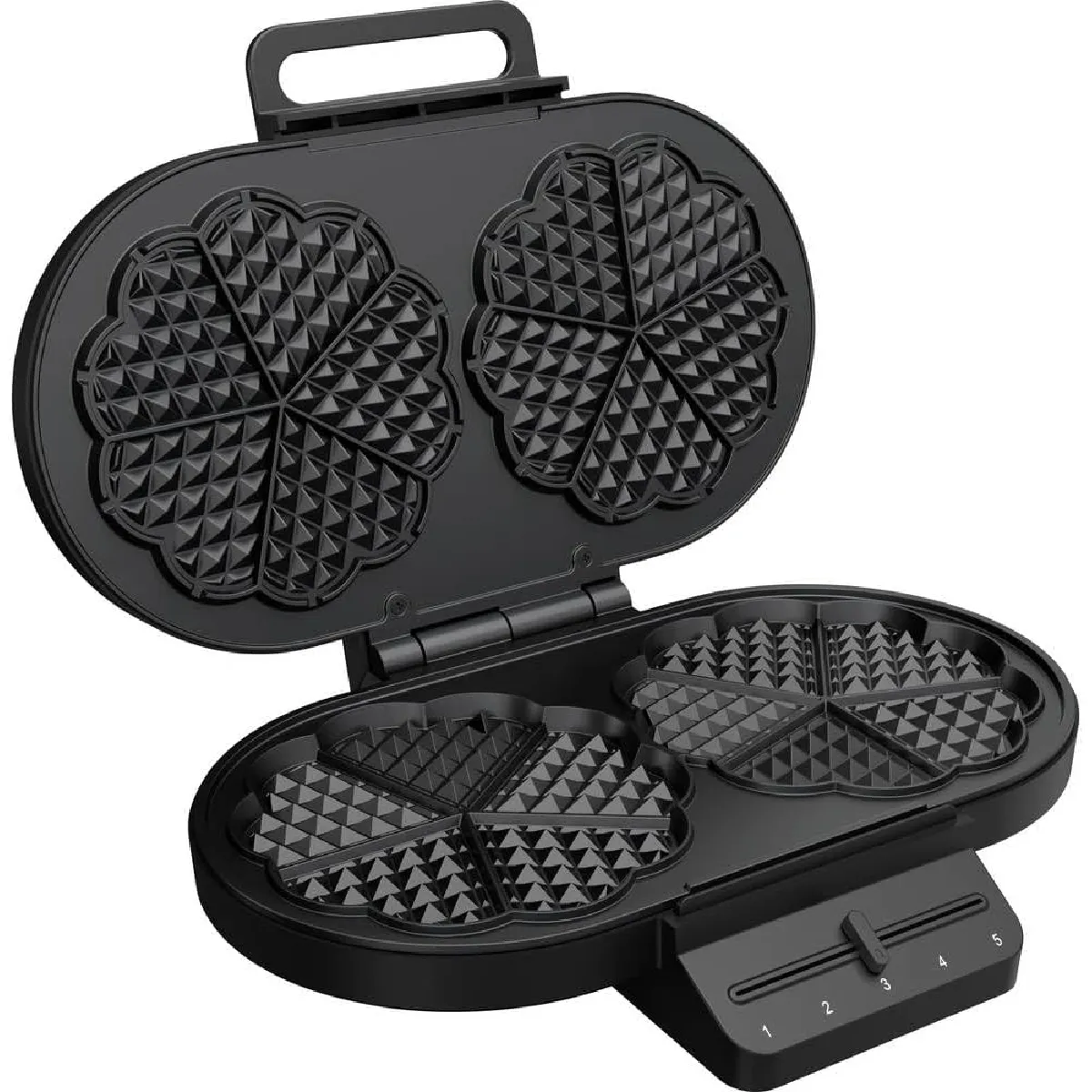 Gaufrier Moderne Coeur – 1200?W 10 Gaufres Neuf - vue 2