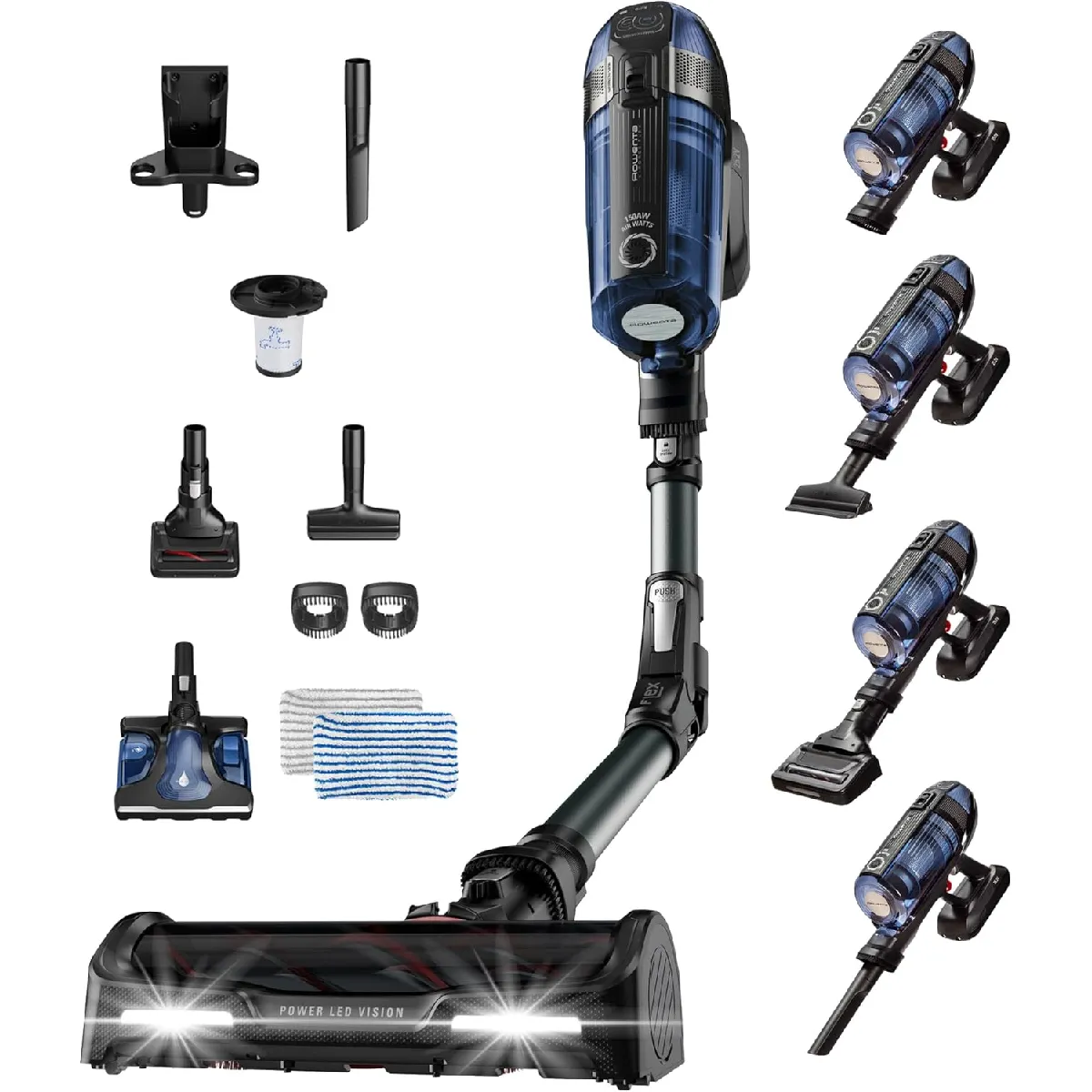 Aspirateur balai sans fil 2 en 1 avec lavage intégré Neuf - vue 2