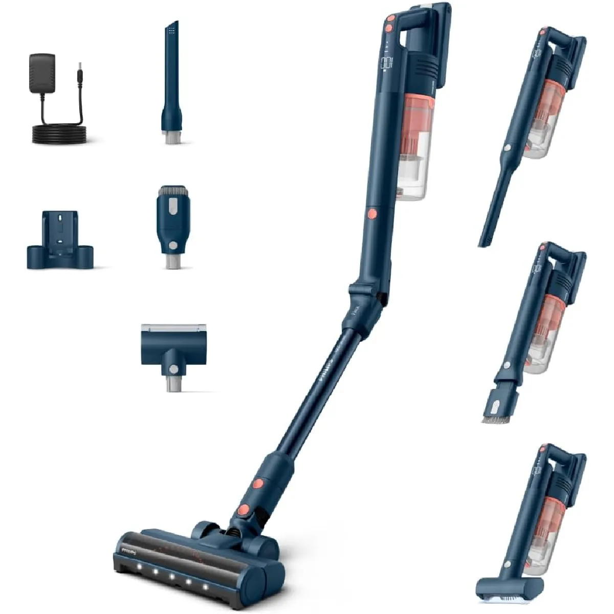 Aspirateur balai sans fil puissant avec brosse LED Neuf - vue 2