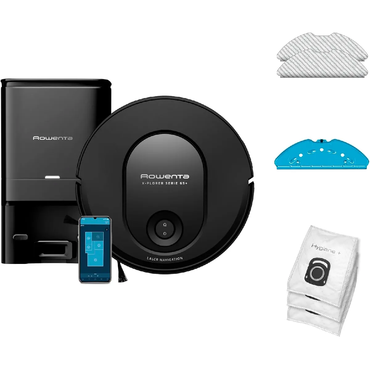 Robot aspirateur laveur ultra fin Neuf - vue 2