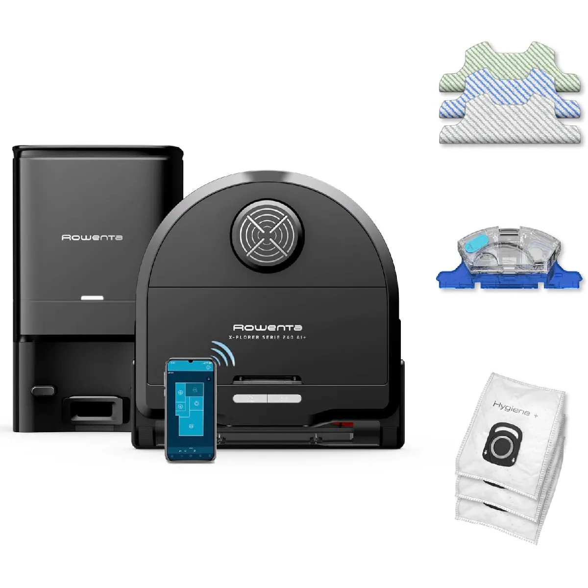 Robot aspirateur laveur intelligent surfaces Neuf - vue 2