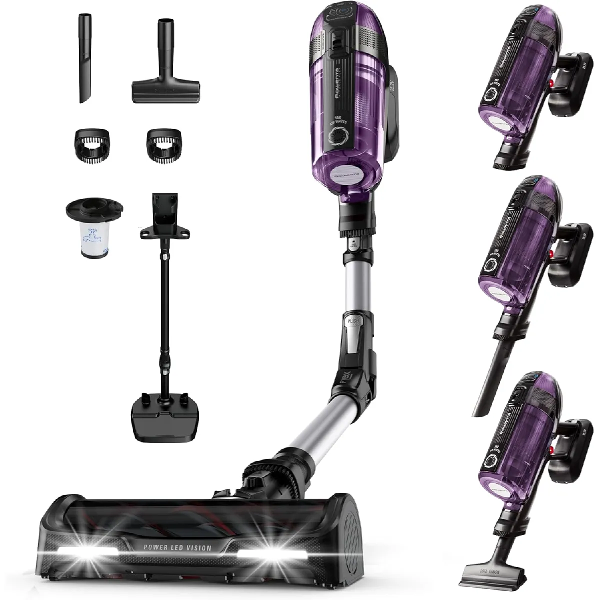 Aspirateur balai sans fil 320?W avec Tube Flex et LED Neuf - vue 1