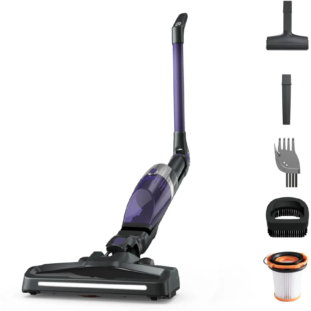 Aspirateur balai sans fil compact et léger avec LED Neuf - vue 2